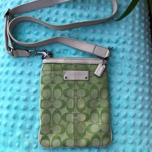 Coach Bags - Green Coach Logo Crossbody Bag Coach Bags - Green Coach Logo Crossbody Bag